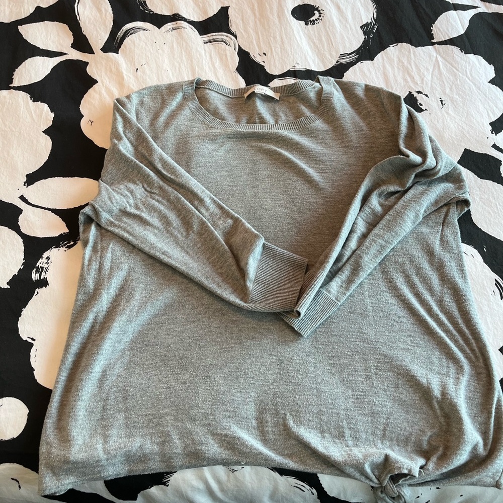 Gray cotton Loft Sweater